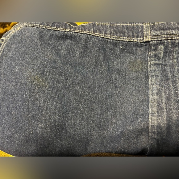 Vintage Pointer Brand High Back Bib Overalls Blue Denim USA Farm Workwear - Picture 14 of 14